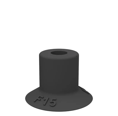 3150125派亚博吸盘Suction cup F15 Chloroprene适用于硬纸板、钣金、玻璃和多孔材料等平坦工件-派亚博真空发生器现货