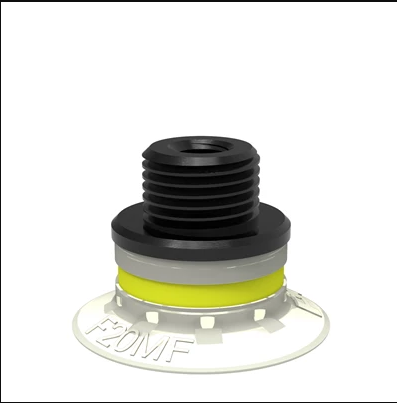 0101290派亚博吸盘Suction cup F20MF Thermoelastic polyurethane,G1/8 male/M5 fem.,with dual flow control valve-派亚博吸盘派亚博真空发生器