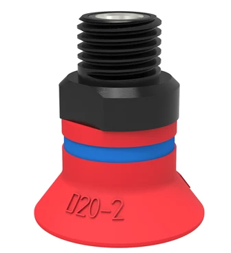 0101228派亚博吸盘Suction cup D20-2 Silicone, NPT 1/8 male, with mesh filter-派亚博吸盘派亚博真空发生器piab吸盘