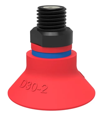 0101250派亚博吸盘Suction cup D30-2 Silicone, 1/8寸NPT male, with mesh filter-派亚博吸盘派亚博真空发生器piab吸盘