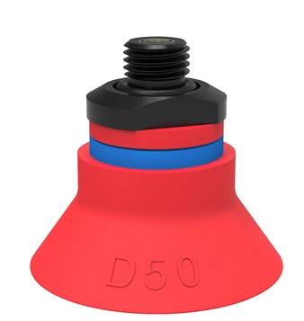 0101735派亚博吸盘Suction cup D50 Silicone, G1/4寸male, with mesh filter-派亚博吸盘派亚博真空发生器piab吸盘